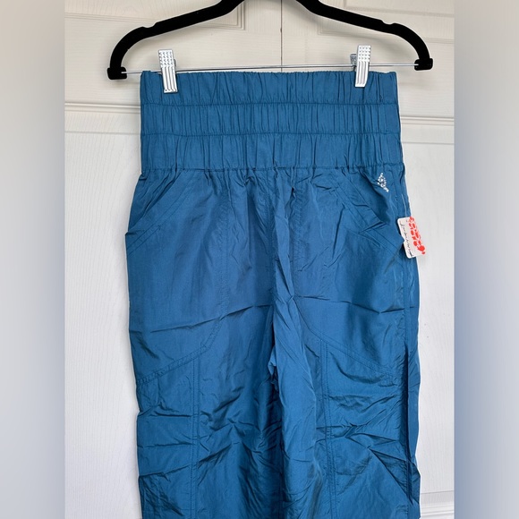 Free People movement teal lightweight The way home track pants joggers size smal - Picture 4 of 12